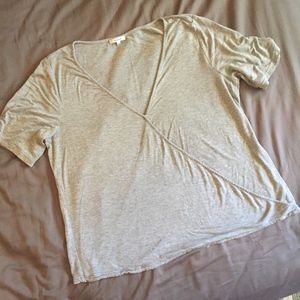 Valley Girl stretch cotton cross body top